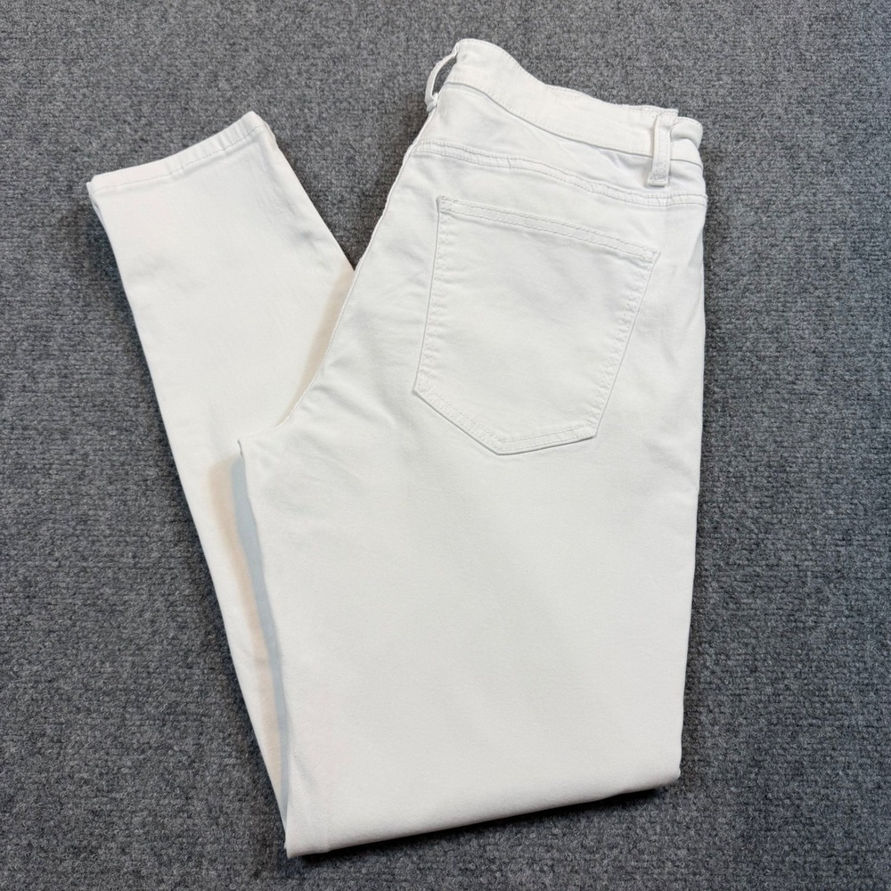 Scott James Slim Fit White Denim Jeans Mens W34 L30 Classic 5-Pocket Pants